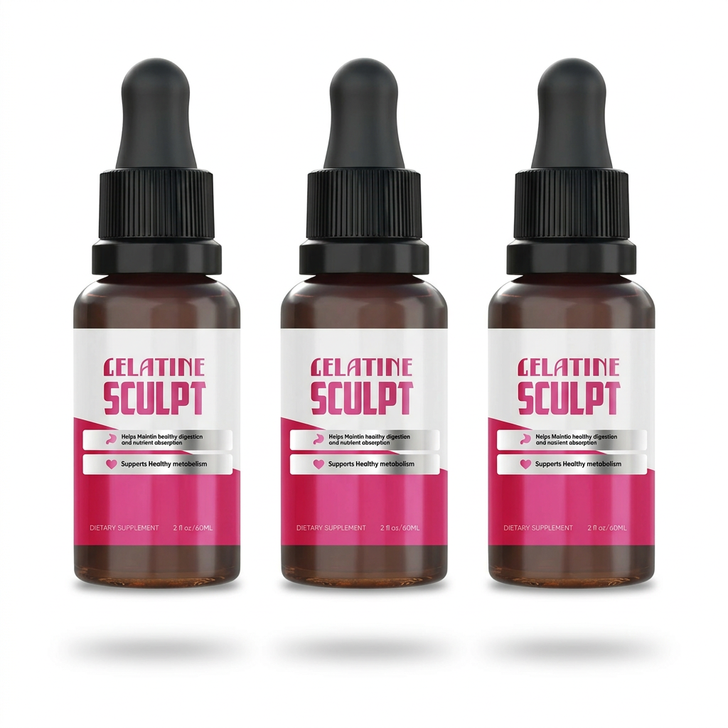 3 BOTTLES of Gelatine Sculpt