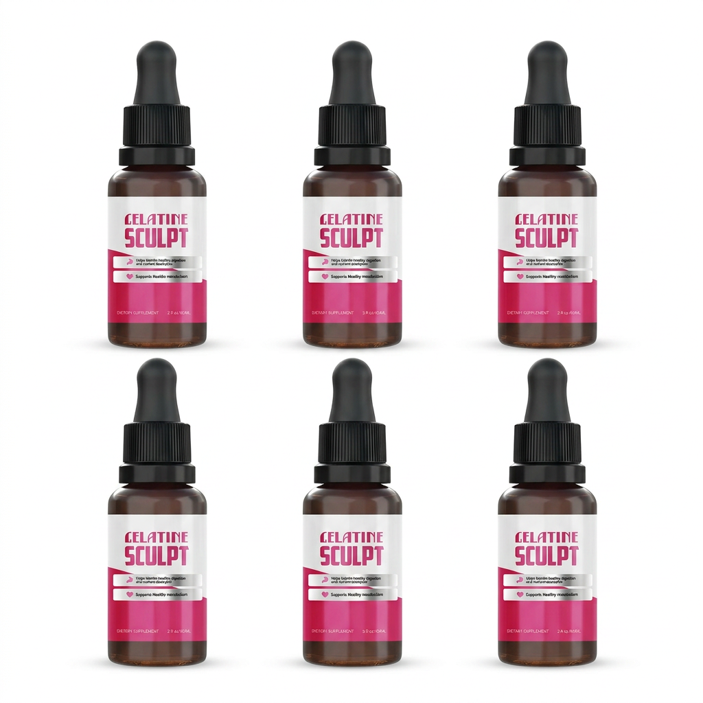 6 BOTTLES of Gelatine Sculpt